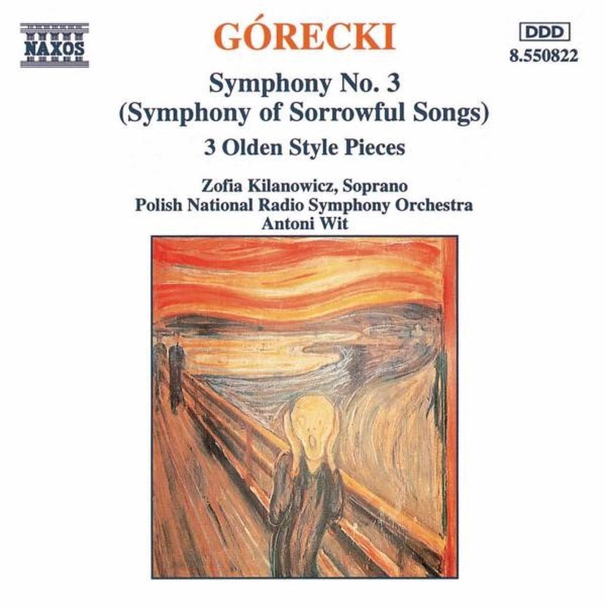OUTHERE Gorecki: Symphony no 3 / Kilanowisz, Wit, Polish NRSO