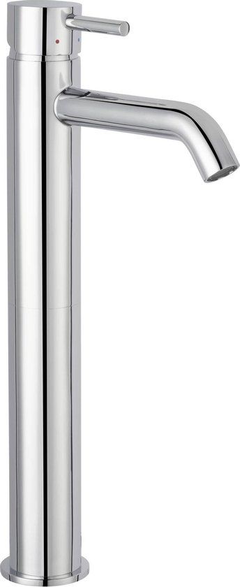 Saqu Eurotrend Wastafelkraan - 24 cm Hoge Uitloop - Chroom