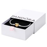 Pandora Icons Shine Heart Clasp bracelet with 14k gold-plated clasp