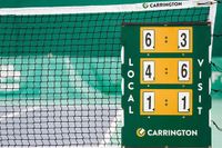 Carrington Netsportique Carrington Scorebord Voor Engelse Tennisbanen Oranje 60x46 cm