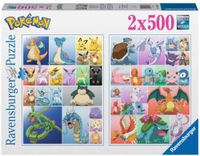 Ravensburger Pokémon-puzzel, 12000229, 2 x 500 stukjes