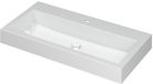 Wastafel INK Momento Wastafel Polystone met 1 Kraangat - 900x450x90 mm - Glans Wit