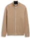 Tom Tailor Gebreid vest van katoen - Maat S - hazel brown melange
