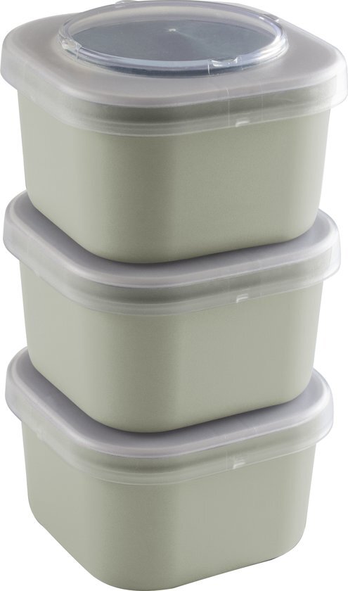 Sunware Sigma home - Food to go Lunchbakjes - set van 3 - groen