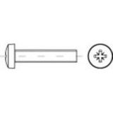 TOOLCRAFT TO-5375355 Vis à tête cylindrique M5 8 mm Phillips Pozidriv Inox A2 500 pièce(s)