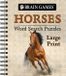 Brain Games Horses Word Search Puzzles - Large Print