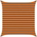 vidaXL Zonneschaduw 2,5 x 2,5 m Oranje en bruin Vierkant