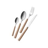 Avilia 24-delige bestekset van roestvrij staal: elegant modern en kleurrijk design voor een vrolijke en gezellige tafel bij elke gelegenheid