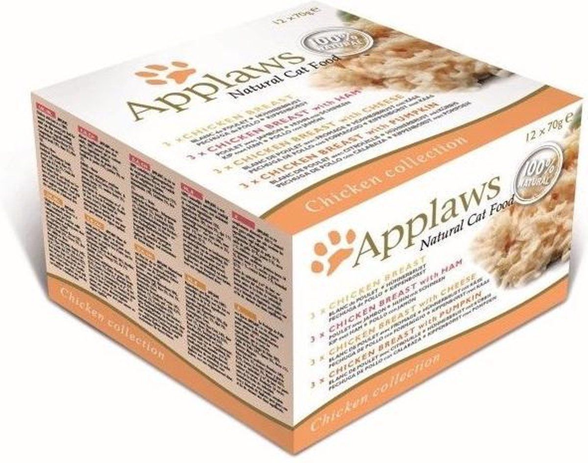 Applaws Blik Cat Multipack Smaak - Supreme - 12 x 70g