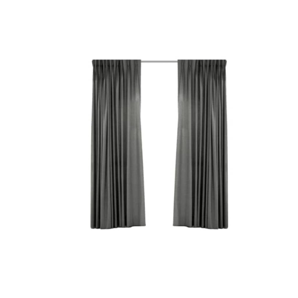 Larson Luxe Hotel Serie Blackout Gordijn - Visgraat - Grijs - 150x250cm