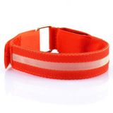Heble® Reflecterende Hardloop Verlichting - Hardloop Fiets Sport Armband met LED Lampjes - Rood - Unisex