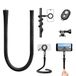 K&F Concept MS35 Flexibele magnetische telefoonhouder selfiestick met afstandsbediening, smartphonehouder/actiecamera, DJI Osmo Pocket 3/Action 5 Pro/4/3, GoPro Hero 13/12