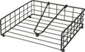 Artex Servettenhouder met stop - zwart - metaal - 21 cm