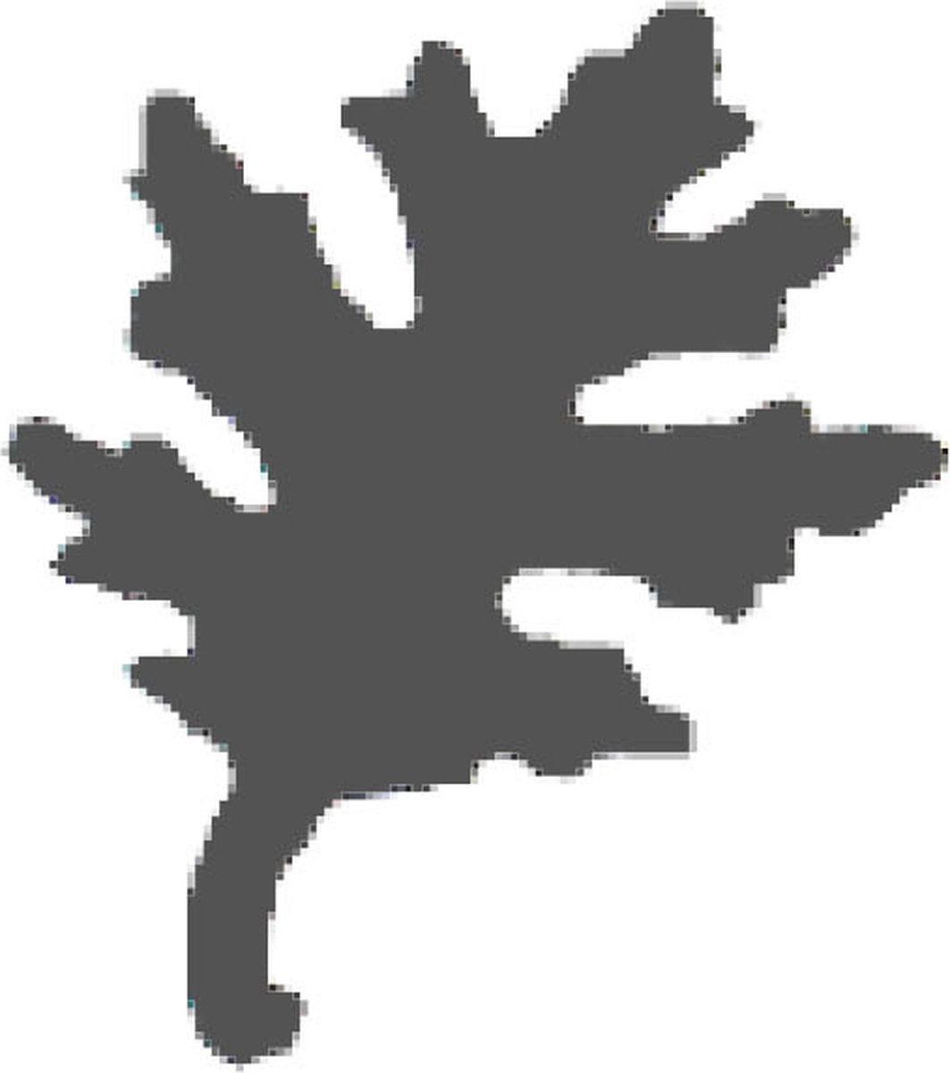 Vaessen Creative Figuurpons Small Eikenblad Ø1,5cm - Wit