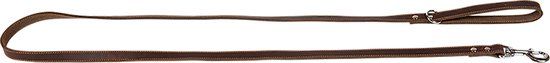 Jack And Vanilla - Hondenriem - Vetleder - Bruin - 18mm x 180cm