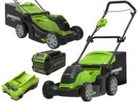 Greenworks Grasmaaier Duwgrasmaaier Batterij/Accu Groen