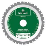 Lame de scie circulaire multifonctionnelle 210 mm pour divers matériaux