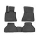 OMAC 1202444 Jeu de tapis de sol noir, TPE (élastomère thermoplastique)