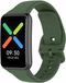 Strap-it Oppo Watch Free siliconen bandje - donkergroen - Watch Free