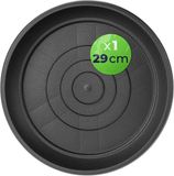 KADAX Ronde Bloempot Schotel 29 cm Antraciet