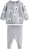 Next Jongens Set van gebreide top en legging - Grijs
