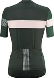 Mavic Ksyrium Pro Dames Trui Bosgroen Gestreept Korte Mouw Polyester XS