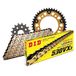 Kettingset DID Kettingset Stealth 530VX3 / 102 eindeloos goud voor Honda VTR F Firestorm 1000 cc Bj. 1997-2005
