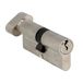 Amig - Veiligheidscilinder - Deurslot - 15 mm nok - Inclusief 3 sleutels - Matzilver - Afmetingen: 54 (27-27 mm)
