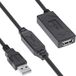 InLine 34612A USB-kabel USB 2.0 15 m USB A Zwart