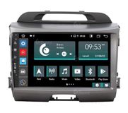Specifieke Kia Sportage Specifieke Autoradio met Camera, GPS, Standaard Versterker, Android, Bluetooth, WiFi, USB, DAB+, Touchscreen 9", 8-core, Carplay, AndroidAuto