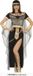 Guirca Egyptische Koningin Farah - Vrouw - Zwart/Goud - Polyester