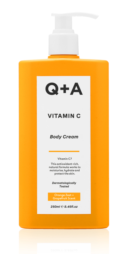 Q+A Vitamin C Body Cream Orange Grapefruit