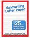 Handwriting Letter Paper Primary journal for writing and for kids learning letters: 125 pages blank lined writing paper - Dotted lined paper notebook