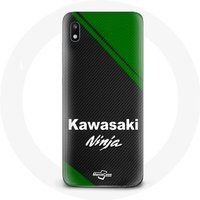 Maniacase Hoesje voor Samsung Galaxy A10 kawasaki ninja logo