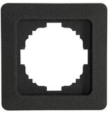 Kopp afdekframe 1-voudig Milano antraciet