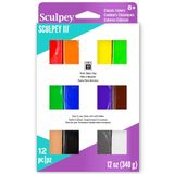 Sculpey Classics – 12 verschillende polymeerpasta's