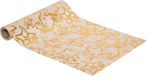 Atmosphera Tafelloper Goud/Beige 28 x 300 cm