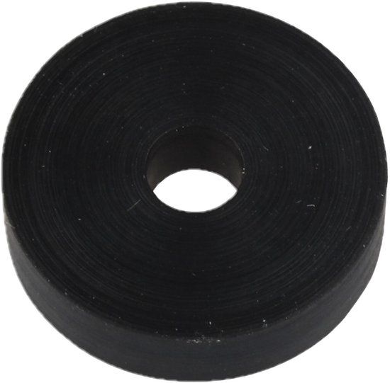 KIRCHHOFF klepschijfpakkingen, Rubber, 5 x 17 x 4 mm, voor bovenstuk 1/2" (4x)