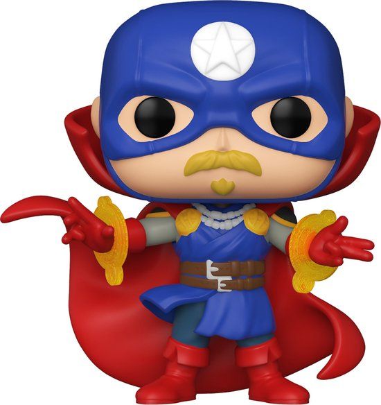 Funko Pop! Infinity Warps - Soldier Supreme #858 | Captain America | Standard Edition