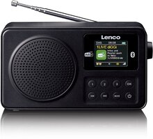 Lenco PDR-033BK - Draagbare DAB+/FM radio met Bluetooth - Zwart