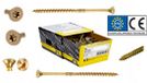 Domax Vis à bois 4x35mm Torx Tête conique Zingué 200 Pièces