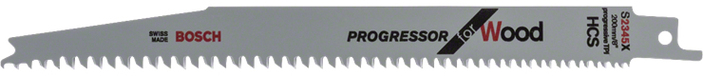 Bosch S 2345 X Reciprozaagbladen - 2 stuks - Voor hout en kunststoffen