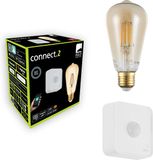 EGLO connect.z Smart Starterspakket - LED Lamp - Sensor - E27 - 2200K - Dimbaar - Zigbee