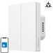 Sonoff M5-2C-80W Matter interrupteur mural intelligent Wi-Fi (2 canaux, pour cadre)