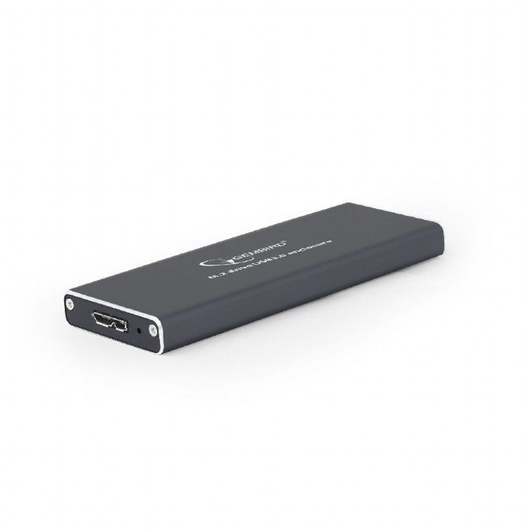 Gembird EE2280-U3C-01 Behuizing voor opslagstations Zwart Aluminium