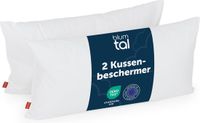 Blumtal Waterdichte Kussenbeschermer - Kussenhoes - 60 x 60 cm - Ademende Kussenbeschermer - Anti-mijt - 2 Stuks