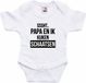 Bellatio Decorations Sssht kijken schaatsen tekst baby rompertje wit jongens/meisjes - Vaderdag/babyshower cadeau - EK / WK Babykleding 56