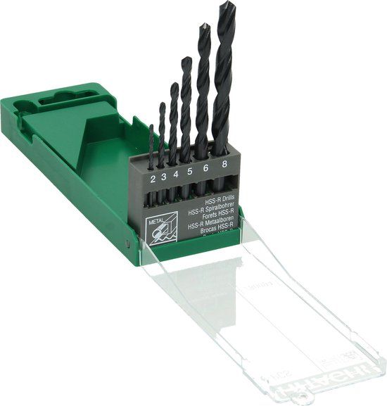 Hikoki Accessoires Hikoki Borenset cassette 6-delig hss-r din338