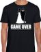 Bellatio Decorations Vrijgezellenfeest T-shirt - Heren - Game Over - Zwart - Maat M