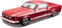 Bburago Ford Mustang Modelauto - Schaal 1:43 - Rood